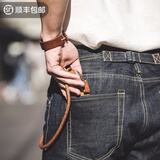 马登工装 美式重磅赤耳丹宁牛仔裤男马毛皮牌原牛阿美咔叽直筒休闲裤 靛蓝 28 100-110斤
