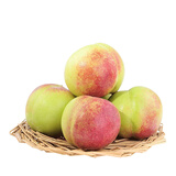 京氿生山东青州蜜桃脆甜桃子秋毛桃青色硬桃子小冬桃当季新鲜水果包邮 收藏福利【1斤】限购1份