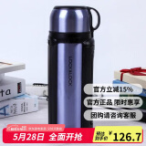 乐扣乐扣（LOCK&LOCK）保温壶304不锈钢保温保冷水壶户外露营旅行壶1.8L蓝色