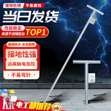 铸固 接地针 镀锌圆钢接地桩避雷针家用接地棒工程防雷接地极地线杆丁字热镀焊板 丁字形16mm*800mm冷镀锌