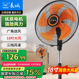 长城（CHANGCHENG）电风扇工业落地扇18吋五叶商务风扇商用工业扇立式摇头电扇家用风扇交流定频风扇FS-45(2)II