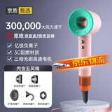 syouran无叶高速吹风机家用静享低音负离子大功率不伤发护发吹风筒华强北电吹风机吹头发家用男女士专用 马卡龙色【2025全新升级顶配】五风嘴礼盒装