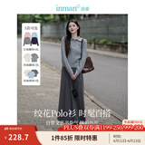 茵曼（INMAN）毛衣女POLO领2025春季套头针织衫女装新款通勤长袖毛衣上衣 格调灰 L
