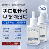 SUMDOY日本进口面部精华液美白淡斑去黄提亮抗皱紧致补水保湿烟酰胺精华 【立省70元】美白精华*2