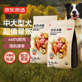  鲜肉无谷中大型犬全价犬粮20kg(10kg*2袋)成犬幼犬狗粮金毛