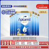 爱他美（Aptamil）金装澳洲版 较大婴儿配方奶粉 2段(6-12月) 900g 6罐箱装