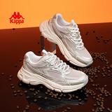 卡帕（Kappa）男鞋秋季运动鞋子男款厚底增高老爹鞋休闲跑步鞋男 仙人掌棕 43