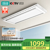 四季沐歌（MICOE）电动晾衣架智能阳台自动晾衣机升降伸缩室内晒衣架晾衣杆双网M7 【M7声控】双网晾晒+横杆排夹 四杆伸缩+照明