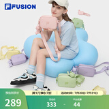 FILAFUSION斐乐潮牌情侣款挎包男士女士包包新品小熊挂件斜挎包 奶油粉-LP XS