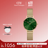 丹尼尔惠灵顿（DanielWellington）DW手表女简约时尚欧美表石英小绿表送女友节日礼物DW00100479