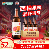 泰山啤酒（TAISHAN）10度原浆啤酒西柚精酿果啤450mL*6瓶 源头直发 