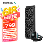 九州风神（DEEPCOOL）MYSTIQUE冰暴360 LCD屏显360水冷cpu散热器（2.8英寸真彩LCD屏/5代高能水泵/全速域低噪）