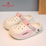 梦特娇儿童洞洞鞋夏季新款男童防滑凉拖鞋外穿中大童室内女童软底沙滩鞋