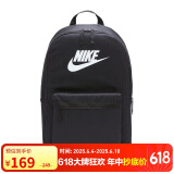 耐克NIKE双肩包中性电脑包旅行HERITAGE休闲包书包 DC4244-010黑中