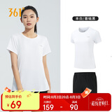 361°跑步运动套装女士夏季衣服新款休闲短袖短裤两件套662414001H-1