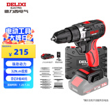 德力西（DELIXI）手电钻锂电钻电动螺丝刀家用充电式手钻电起子电批电动工具箱套装