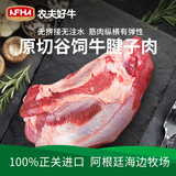 农夫好牛【2件更划算】进口原切牛腱子肉净重1000g牛肉0添加减脂 冷冻生鲜