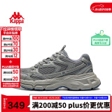 卡帕（Kappa）氢轨鞋厚底老爹鞋女子春夏透气网面鞋休闲运动跑鞋 香根草绿 38