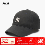 MLB帽子男女软顶棒球帽虞书欣明星同款运动鸭舌帽3ACP7701N-50CGS-F