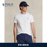 Polo Ralph Lauren 拉夫劳伦男装 经典款修身棉质短袖T恤RL11648 100-白色 S