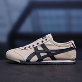 莆田男鞋纯原老虎鞋懒人鞋一脚蹬情侣男女经典帆布鞋休闲运动 米藏青（纯原免系带） 42