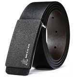 稻草人男士皮带时尚商务腰带牛皮裤带板扣皮带生日礼物送父亲老公