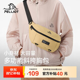 伯希和（Pelliot）户外运动腰包男女骑行单肩斜挎背包跑步多功能胸包16402611卡其