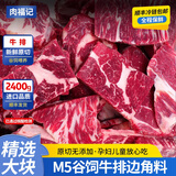 肉福记牛排原切边角料人吃谷饲牛肉生鲜进口牛扒牛碎肉儿童烧烤火锅食材 M5原切牛排边角料4.8斤