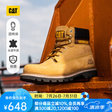 CAT卡特大黄靴马丁靴男靴牛皮面固特异户外工装登山靴P725756O1EDC25 经典款 42