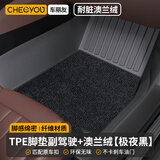 车丽友定制TPE汽车脚垫主驾驶单片全包围单个车内副驾驶/后排专用
