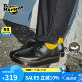 马丁（DR.MARTENS）Zavala Lo夏季舒适百搭轻量软皮黑色薄底皮鞋单鞋 黑色 37