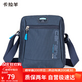 卡拉羊休闲运动包男单肩包多用斜挎包轻便潮流胸包CX4007藏青