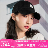 MLB棒球帽子夏季【女明星虞书欣同款】鸭舌帽软顶帽3ACP7701N-50BKS