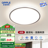 欧普（OPPLE）LED吸顶灯大客厅自建房超大卧室简约现代智能灯具TC 三档调色小卧室灯