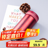 乐扣乐扣（LOCK&LOCK）不锈钢纤巧便携保温杯茶水杯车载商务杯子200ml红色LHC550