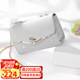 爱情海牛皮包包女包轻奢品牌链条单肩斜挎包女生日礼物高级感送女友老婆