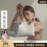 纽芝兰（NUCELLE）包包女款2025年凯莉包红色娘婚包大容量手提单肩斜挎包生日礼物