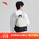 安踏|双肩包|帆布简约大容量通勤旅行背包电脑包双肩初高中学生书包