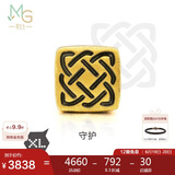 周生生黄金转运珠王安宇同款 守护XL足金情侣串珠不含手链绳86523C定价