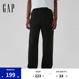 Gap男装弹力斜纹布休闲裤长裤714169 黑色 31 /30