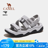 骆驼（CAMEL）夏季户外魔术贴凉鞋男女溯溪涉水速干沙滩鞋子F14B162007