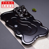 瓷牌茗茶具（cipaiming teaset） 科技木茶盘家用茶台茶海简约功夫茶具盘排水式茶托盘单盘