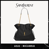 YSL圣罗兰 女士JAMIE SHOPPING 羊皮革托特包 黑色 U