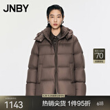JNBY/江南布衣【白月光】秋冬云朵羽绒服女A型宽松简约5O0C12340 209/深棕 XS