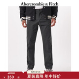 ABERCROMBIE & FITCH男装春秋美式复古潮流宽松经典直筒奇诺裤卡其裤KI130-2617 黑色 32 /30 (175/82A)