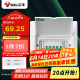公牛(BULL) 配电箱 8回路空开强电箱 家用终端配线箱白色盖板LX5-8s