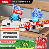 万家乐燃气灶【国家补贴15%】【ITB91】5.2kW大火力天然气灶 不锈钢灶家用台式燃气灶具JZT-ITB91天然气