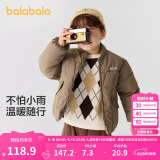 巴拉巴拉童装儿童棉服男童女童外套2024冬装棉衣绣花宝宝衣服208424106202