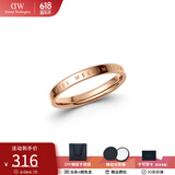 丹尼尔惠灵顿（DanielWellington）DW戒指男女对戒 时尚饰品素圈情侣戒指 表白生日礼物送女友 尺寸50 DW00400016