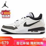 Jordan男休闲鞋乔丹AJ312熊猫配色 LEGACY 312运动鞋HV1811-101黑白41